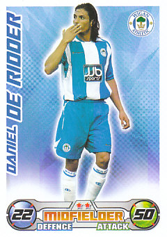 Daniel De Ridder Wigan Athletic 2008/09 Topps Match Attax #352